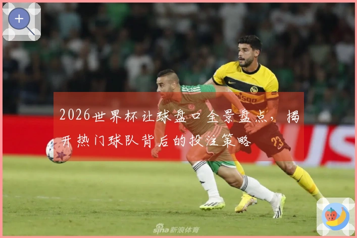 2026世界杯让球盘口全景盘点，揭开热门球队背后的投注策略